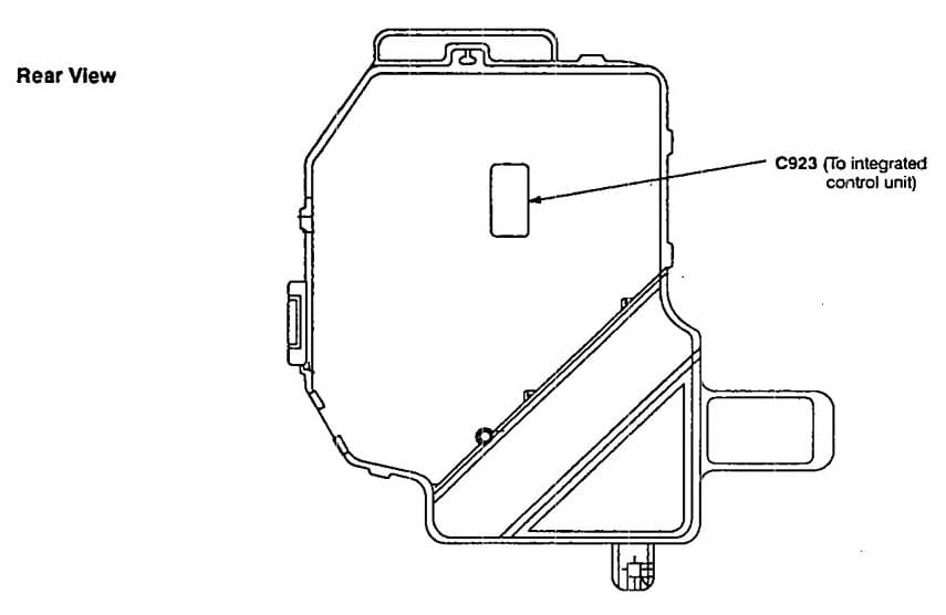 Acura Legend - fuse box diagram - under-dash