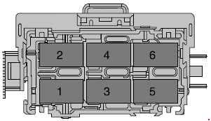 Ford F-150 - fuse box diagram - auxiliary relay box
