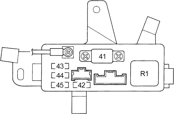 Honda Accord - fuse box diagram - engine compartment fuse box no. 2