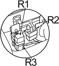 Honda Accord - fuse box diagram - engine compartment relay holder no. 1