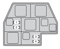 Toyota Urban Cruiser - fuse box - engine compartment (type B)